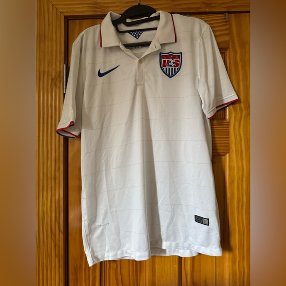 Nike Other - Nike Men's White USA Soccer Polo Shirt